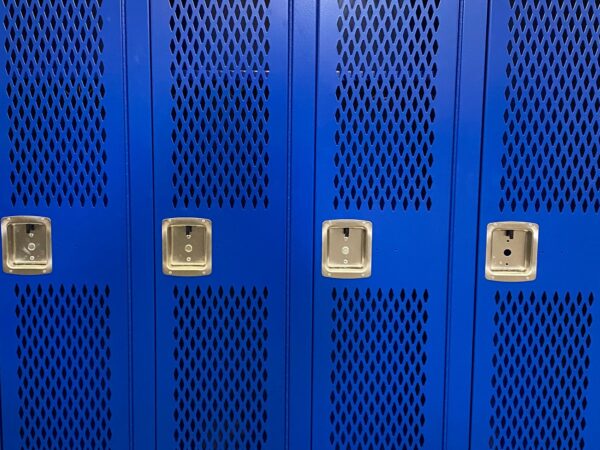 Color coded school locker - DeBourgh education