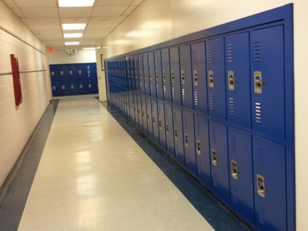 Executive wood laminate locker - DeBourgh Core custom