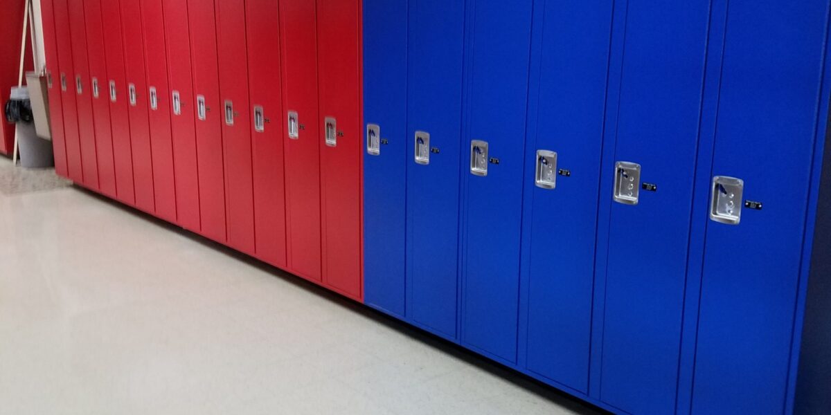 Double tier standard locker - DeBourgh education classic