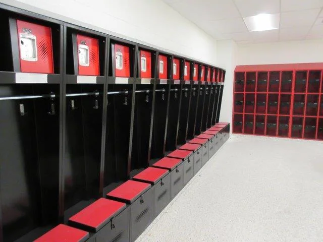 Bench-Integrated Locker