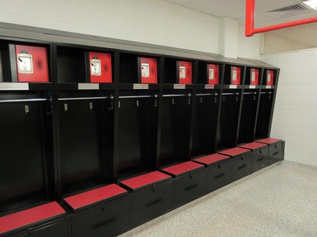 Bench-Integrated Locker