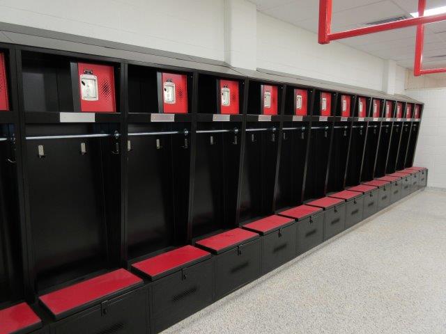 Bench-Integrated Locker